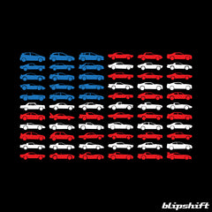 Americar is type of T-shirt and related is to this product 