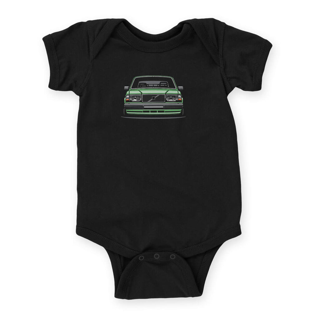 Colored Brick Green Onesie