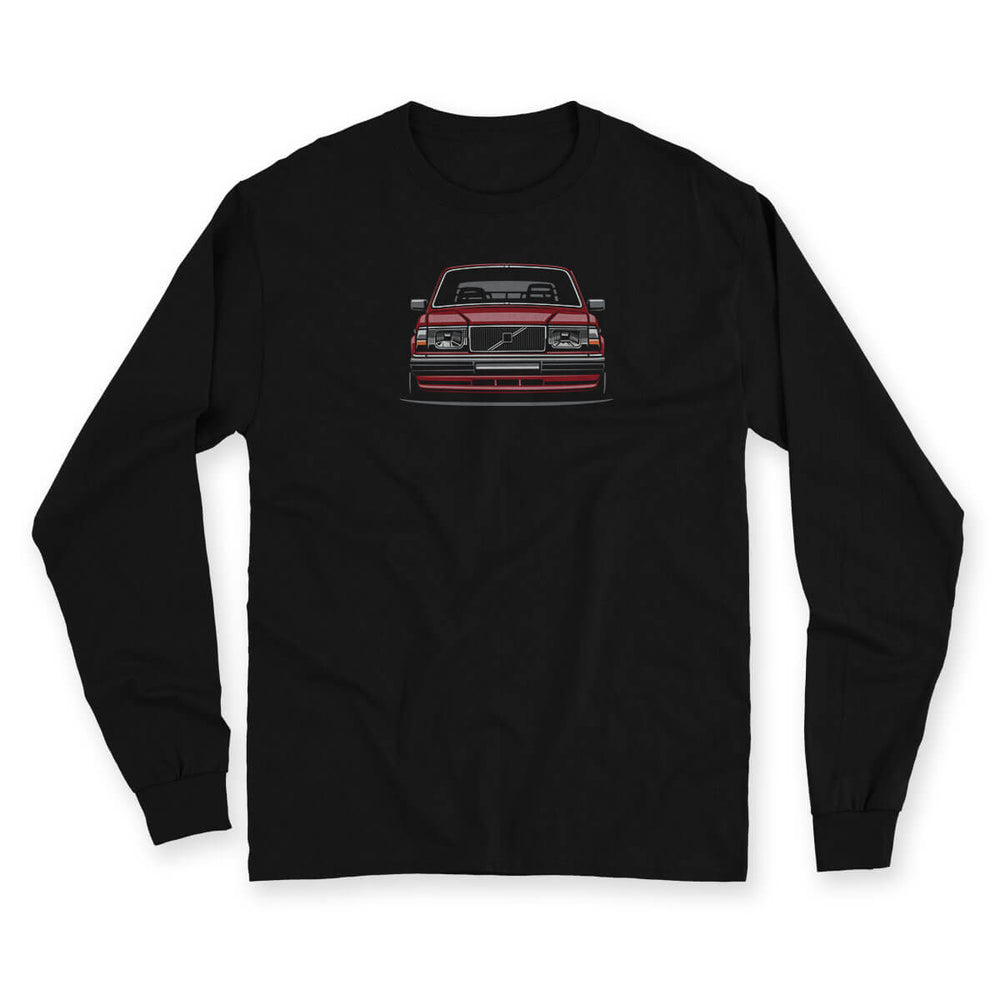 Colored Brick Red Men's Long Sleeve