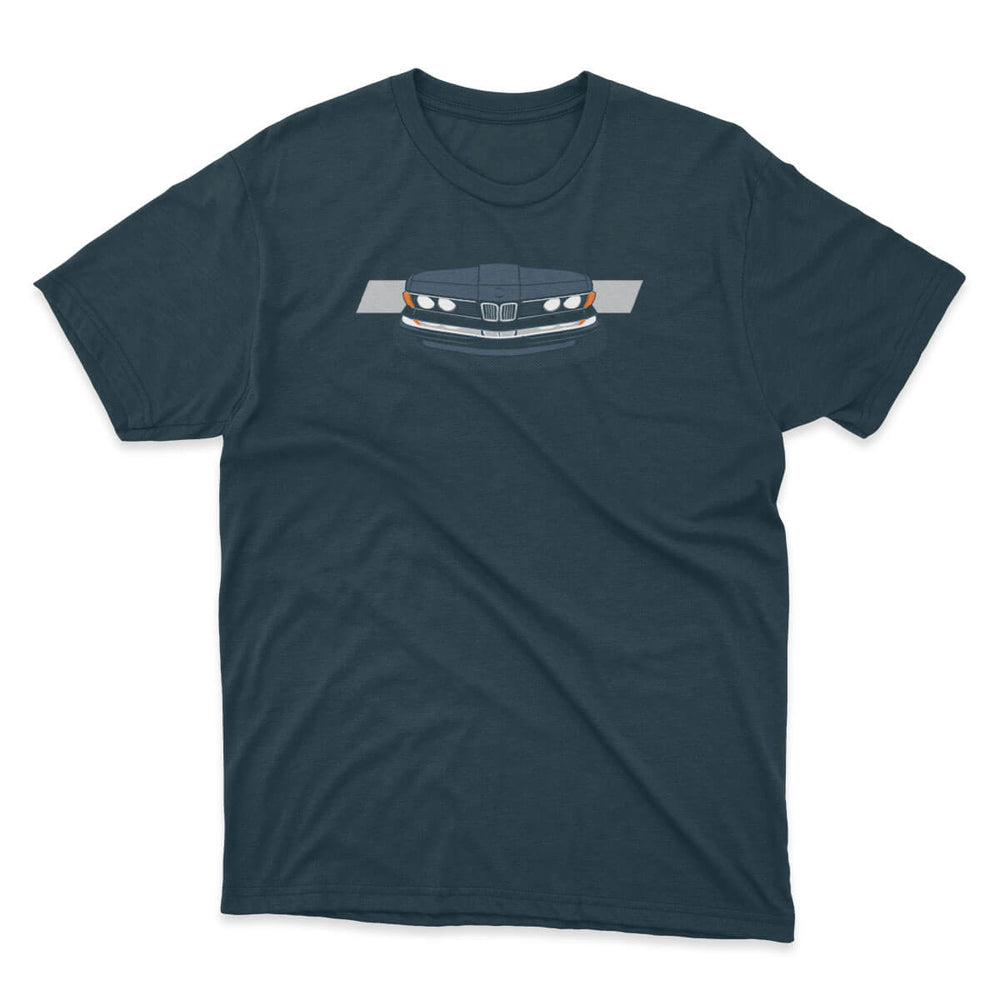 Here's Sharky Blue Men's Premium Tri-blend