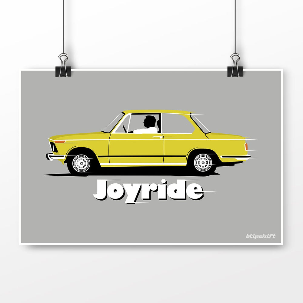 Joyride IV Silver Poster