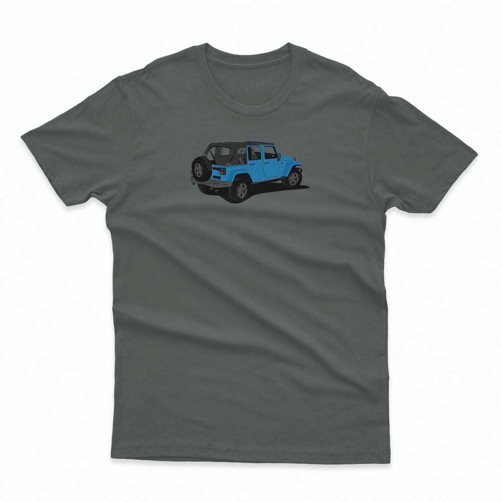 No Joke Blue Men's Fitted Tee