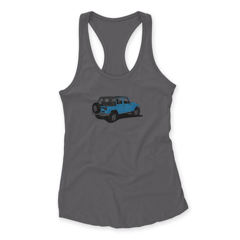 No Joke Blue Women's Tank