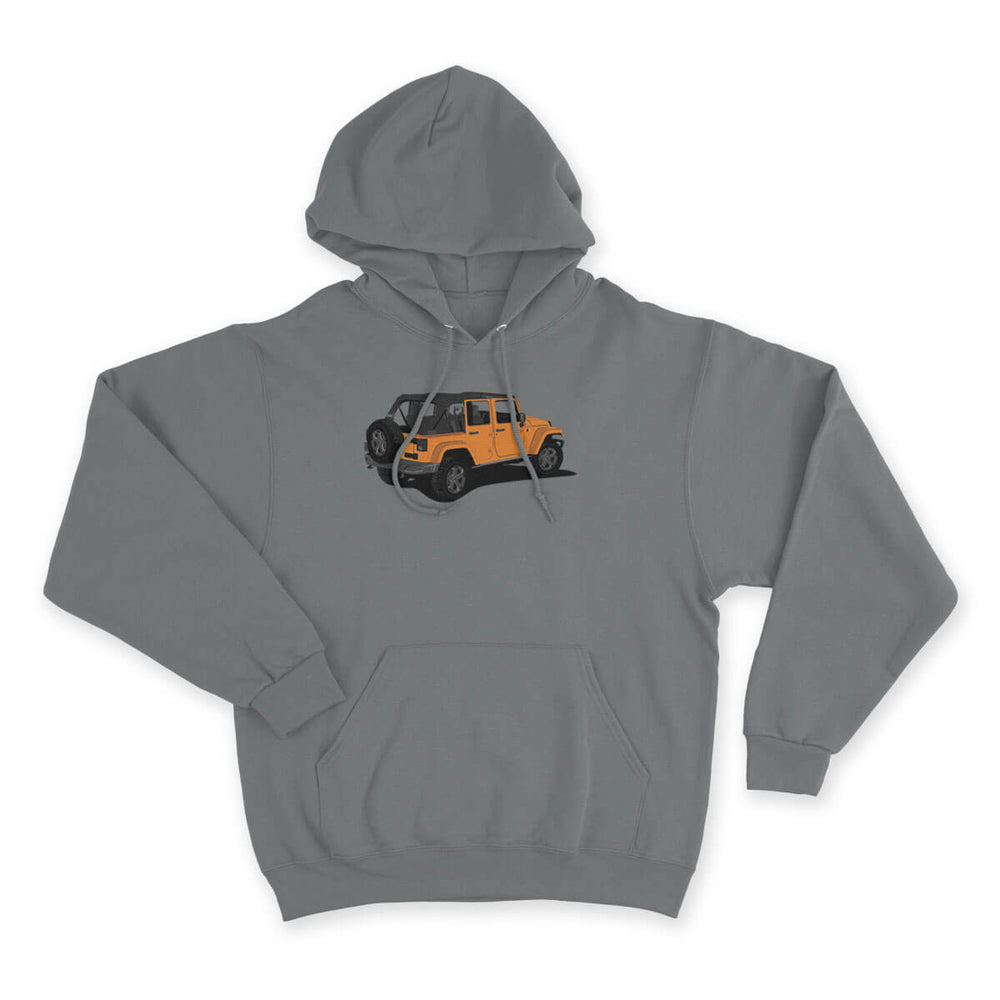 No Joke Orange Hoodie