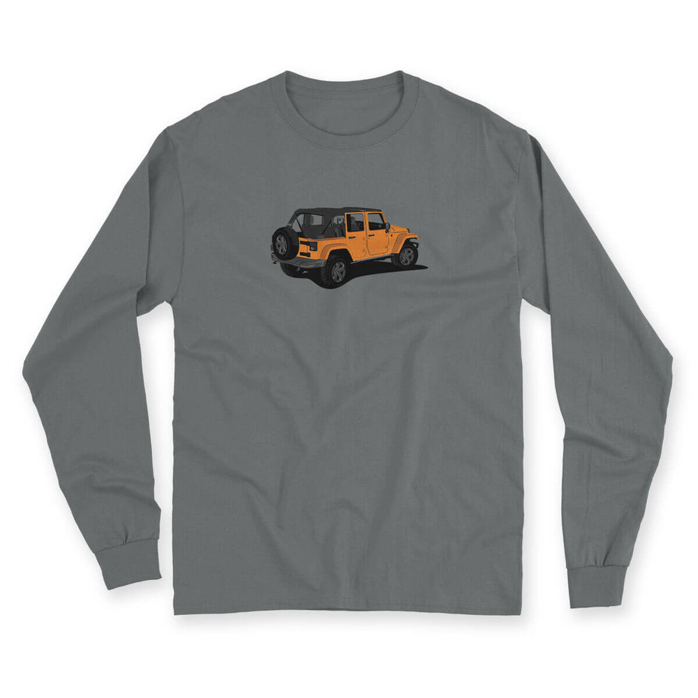 No Joke Orange Men's Long Sleeve