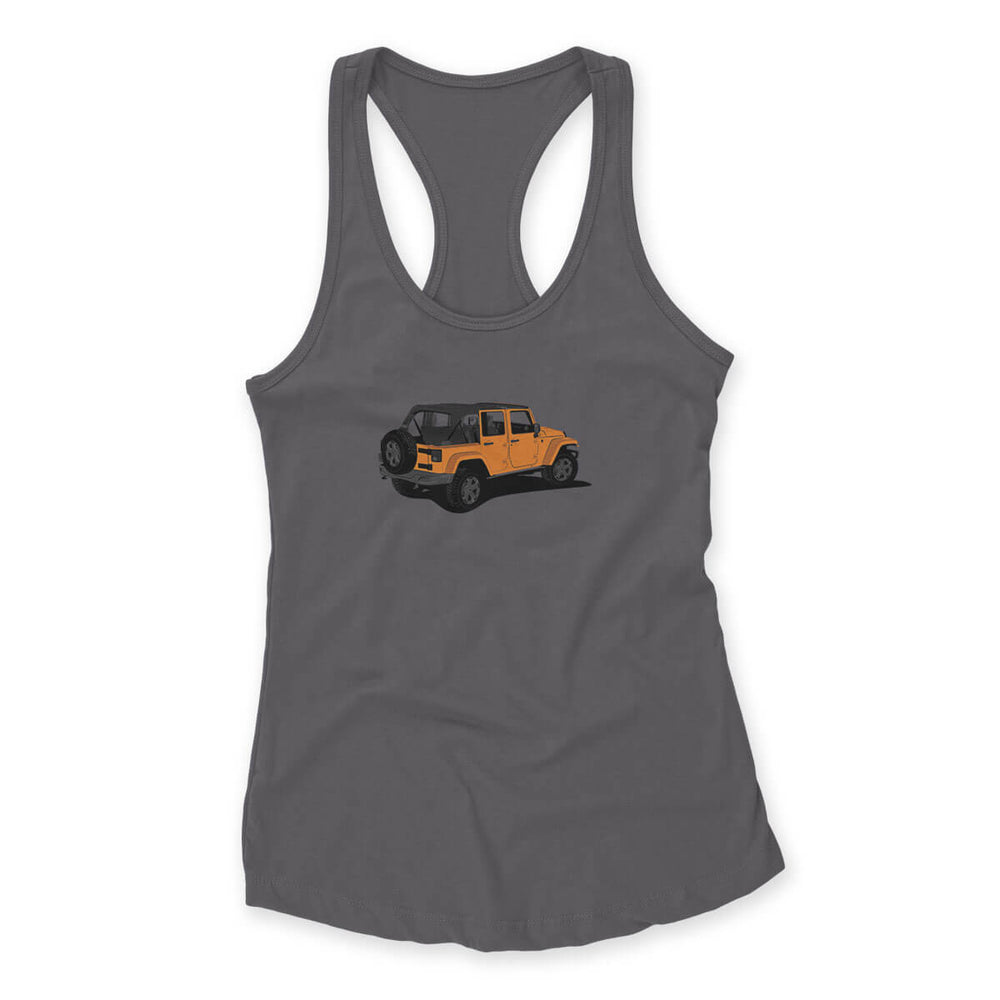 No Joke Orange Women's Tank