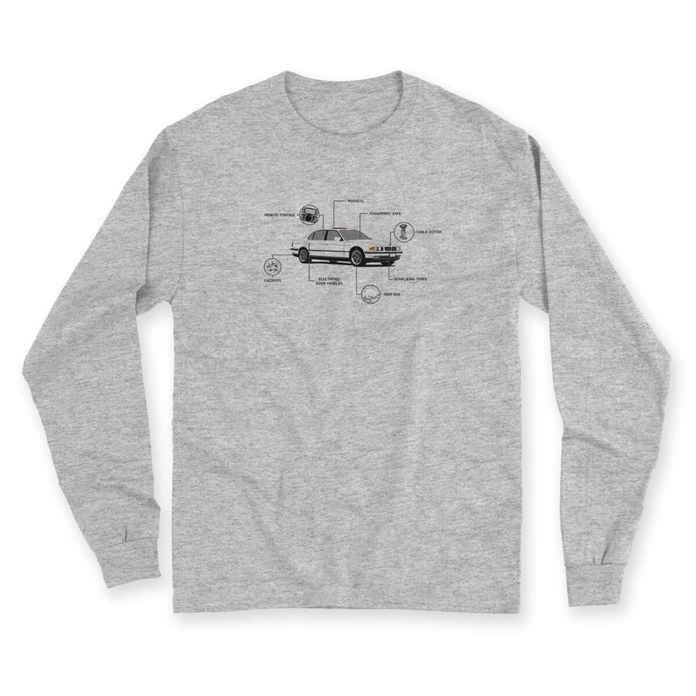 Tomorrow Still Drives Men's Long Sleeve