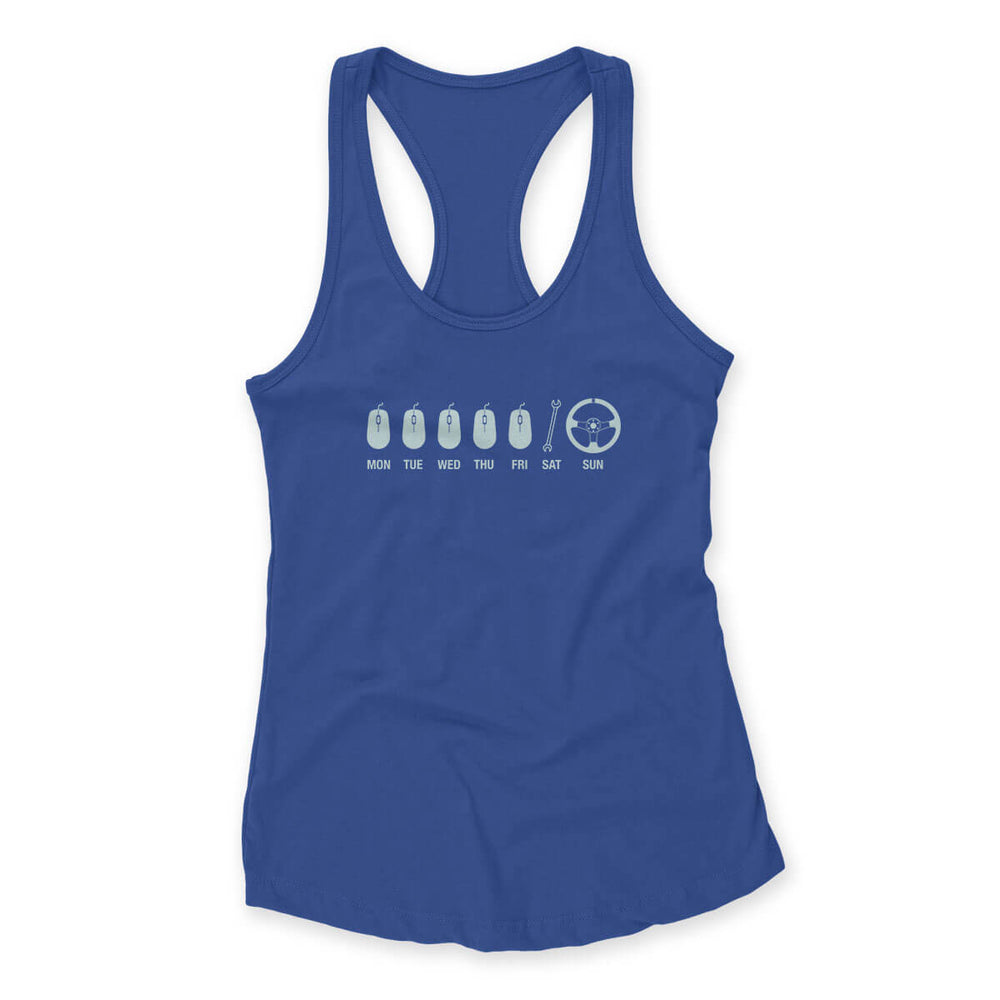 Workin' For the Weekend VI Royal Women's Tank