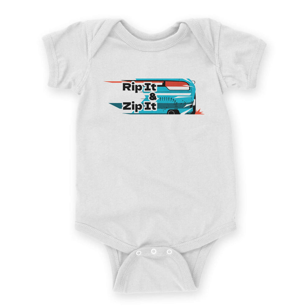 Zip To It Onesie