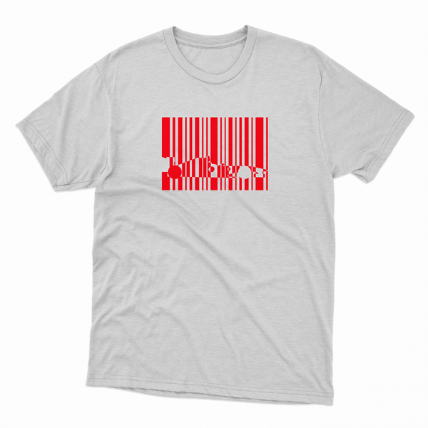 White Between The Lines - A barcode Italian F1 car enthusiast shirt ...